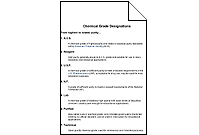 Chemical Grades Defined